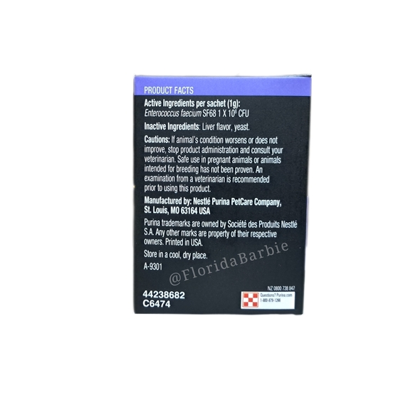 Pets Purina FortiFlora Canine Mix-in Packets NIB Travel Pets Dog - Picture 3 of 6